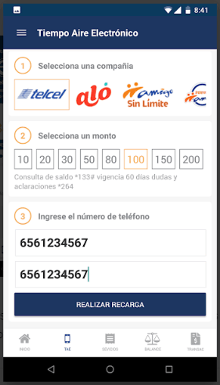 Recarga Plus